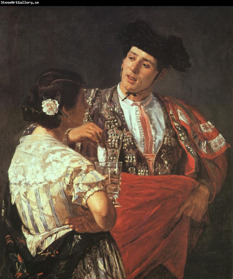 Mary Cassatt Offering the Panal to the Toreador